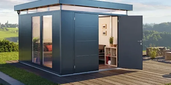 Casetta-giardino-acciaio-biohort-personalizzabile